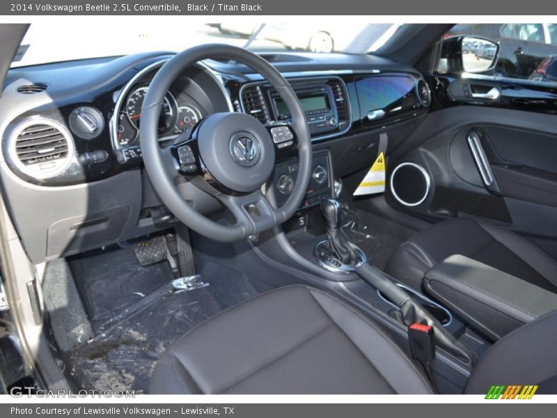 Black / Titan Black 2014 Volkswagen Beetle 2.5L Convertible