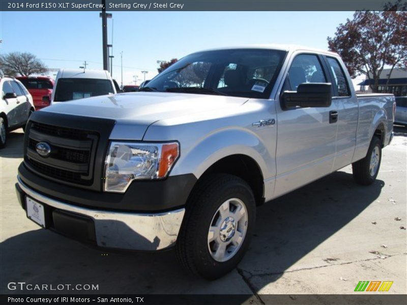 Sterling Grey / Steel Grey 2014 Ford F150 XLT SuperCrew