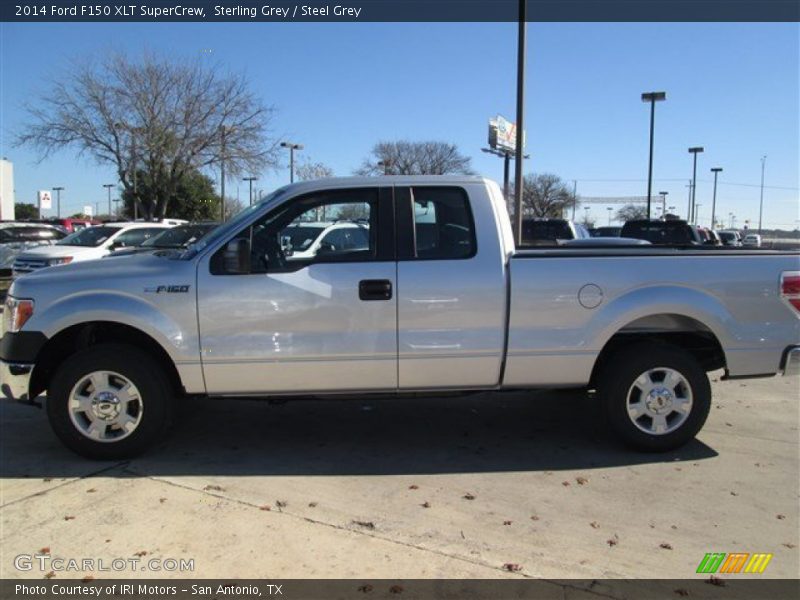 Sterling Grey / Steel Grey 2014 Ford F150 XLT SuperCrew