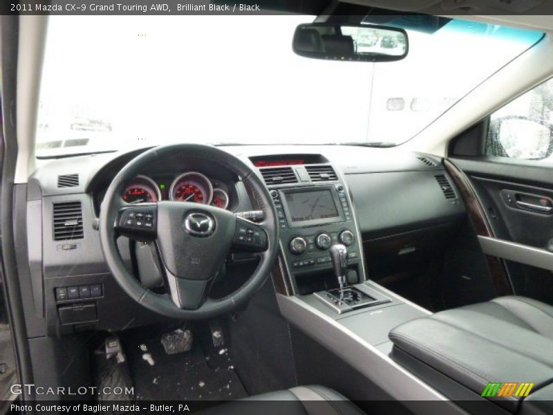 Brilliant Black / Black 2011 Mazda CX-9 Grand Touring AWD