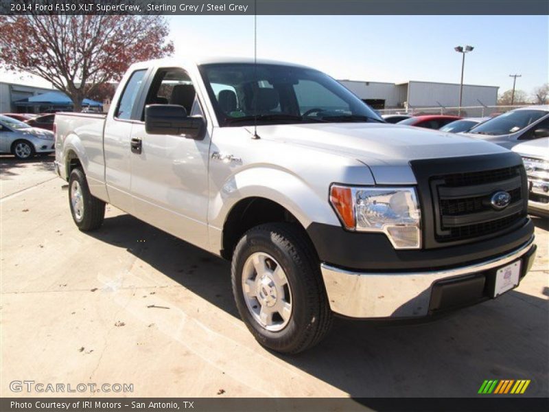 Sterling Grey / Steel Grey 2014 Ford F150 XLT SuperCrew