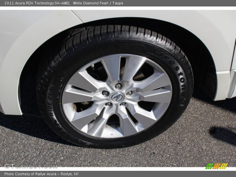 White Diamond Pearl / Taupe 2011 Acura RDX Technology SH-AWD