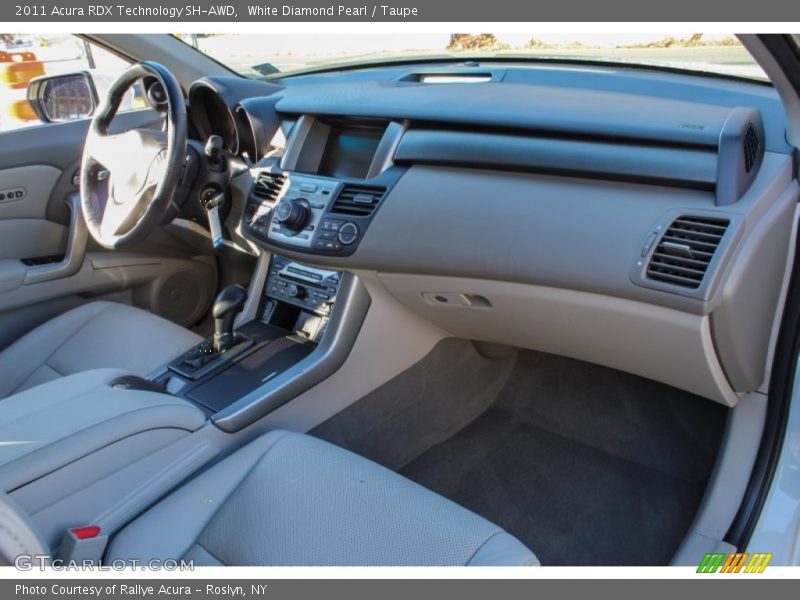 White Diamond Pearl / Taupe 2011 Acura RDX Technology SH-AWD