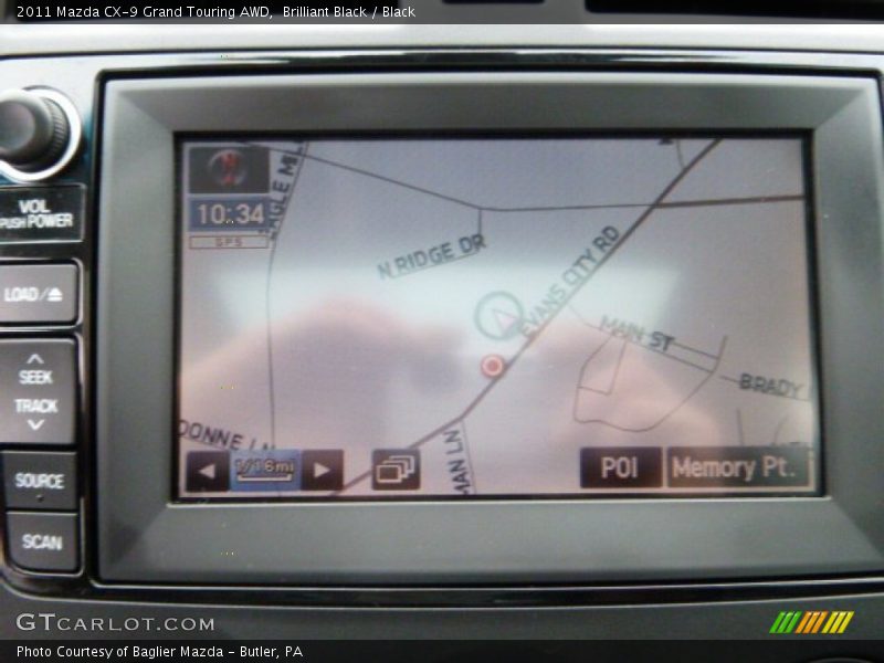 Brilliant Black / Black 2011 Mazda CX-9 Grand Touring AWD