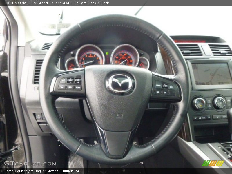 Brilliant Black / Black 2011 Mazda CX-9 Grand Touring AWD