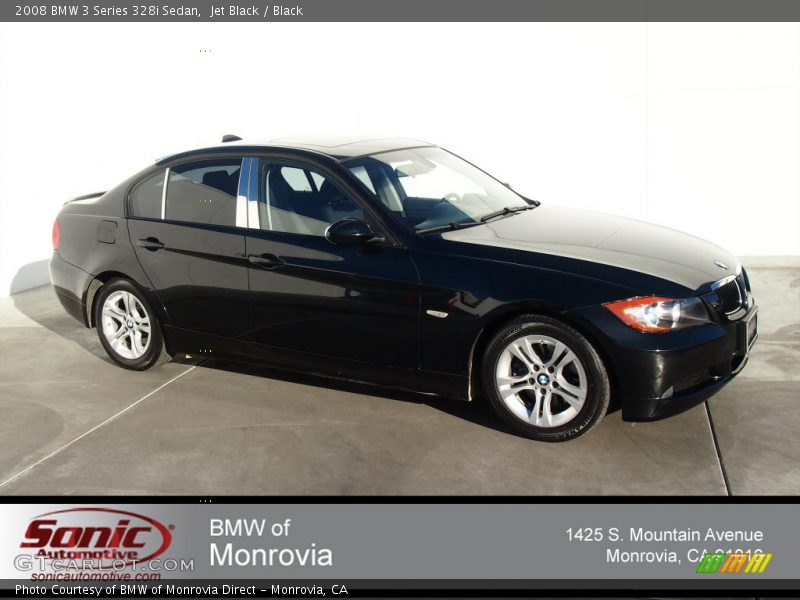Jet Black / Black 2008 BMW 3 Series 328i Sedan