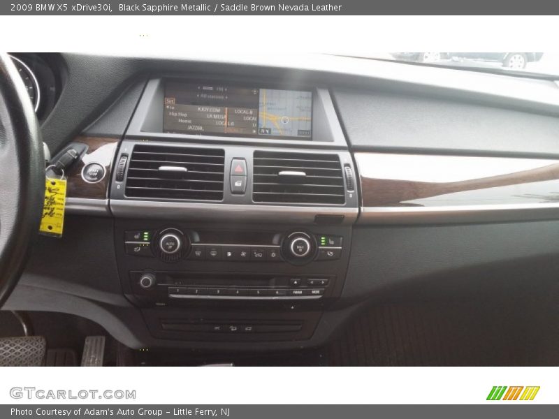 Black Sapphire Metallic / Saddle Brown Nevada Leather 2009 BMW X5 xDrive30i