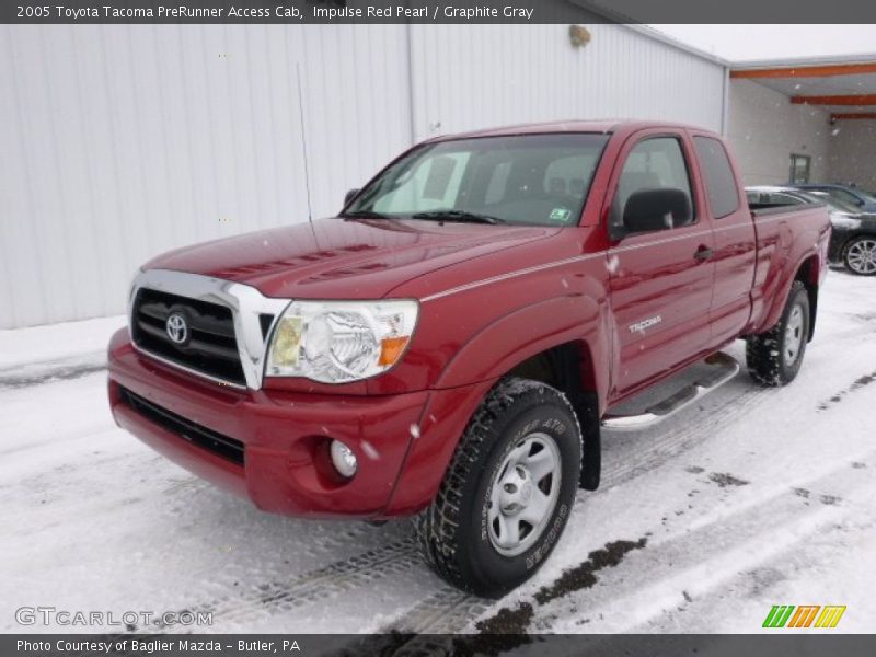 Impulse Red Pearl / Graphite Gray 2005 Toyota Tacoma PreRunner Access Cab