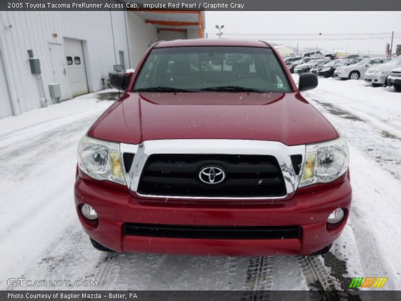 Impulse Red Pearl / Graphite Gray 2005 Toyota Tacoma PreRunner Access Cab