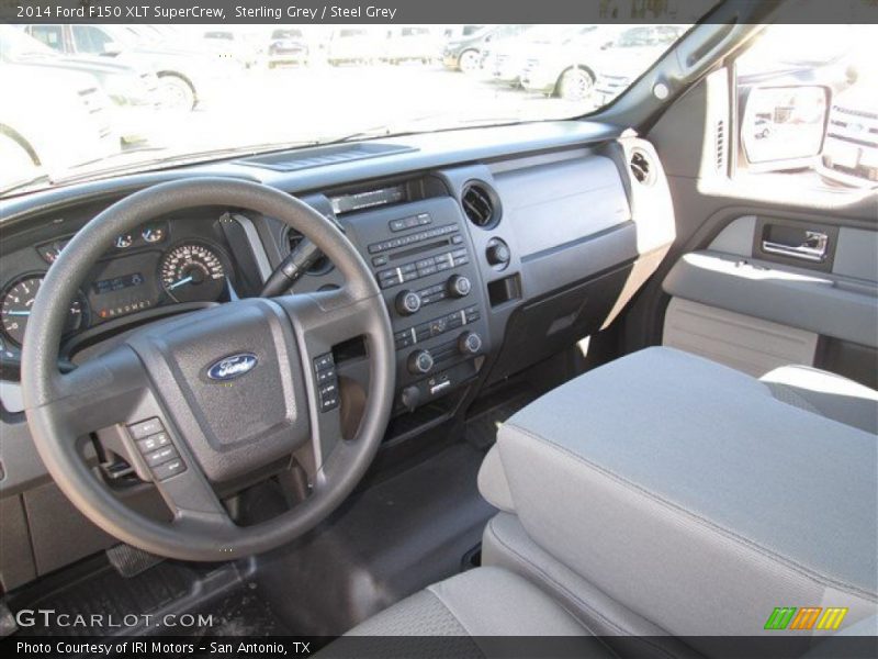 Sterling Grey / Steel Grey 2014 Ford F150 XLT SuperCrew