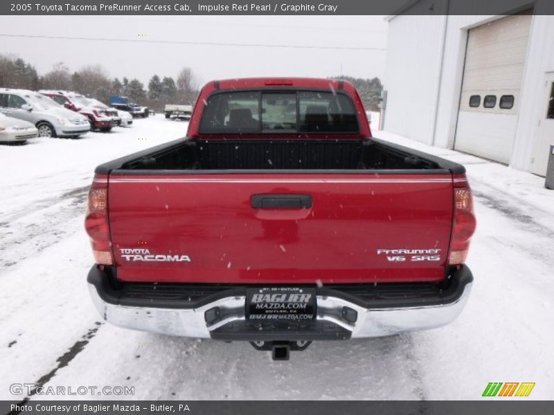 Impulse Red Pearl / Graphite Gray 2005 Toyota Tacoma PreRunner Access Cab