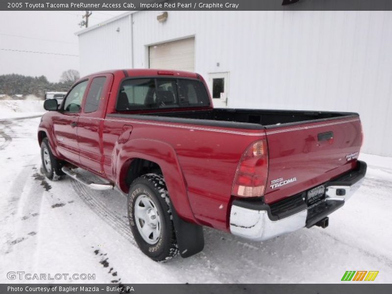 Impulse Red Pearl / Graphite Gray 2005 Toyota Tacoma PreRunner Access Cab