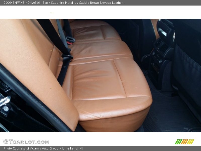Black Sapphire Metallic / Saddle Brown Nevada Leather 2009 BMW X5 xDrive30i