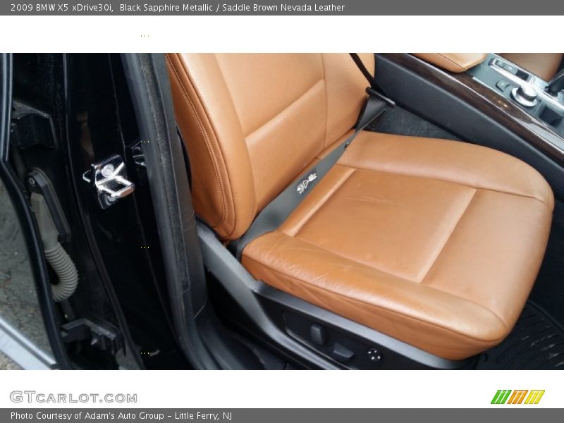 Black Sapphire Metallic / Saddle Brown Nevada Leather 2009 BMW X5 xDrive30i