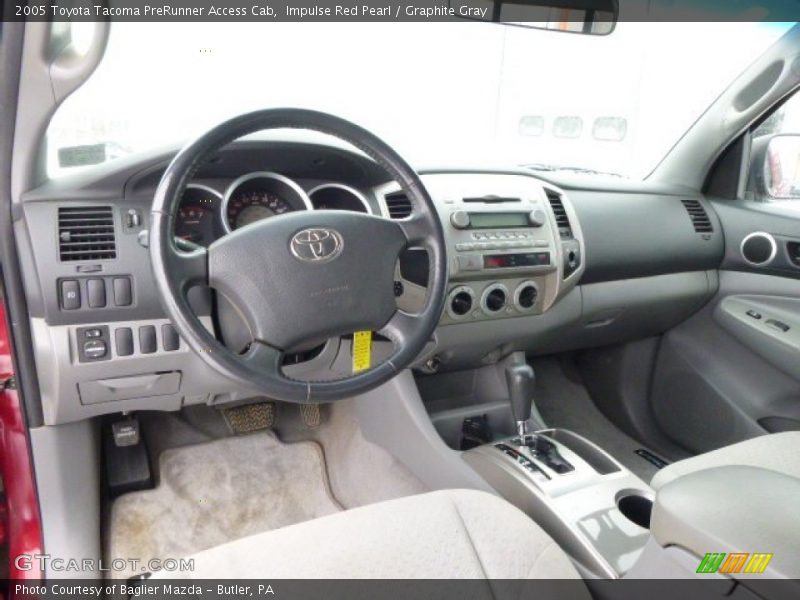 Impulse Red Pearl / Graphite Gray 2005 Toyota Tacoma PreRunner Access Cab