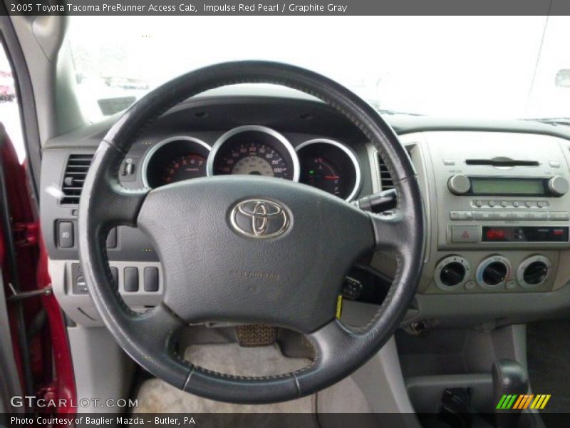 Impulse Red Pearl / Graphite Gray 2005 Toyota Tacoma PreRunner Access Cab
