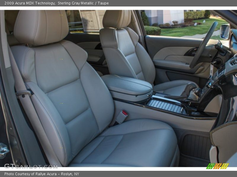 Sterling Gray Metallic / Taupe 2009 Acura MDX Technology