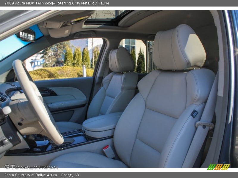 Sterling Gray Metallic / Taupe 2009 Acura MDX Technology