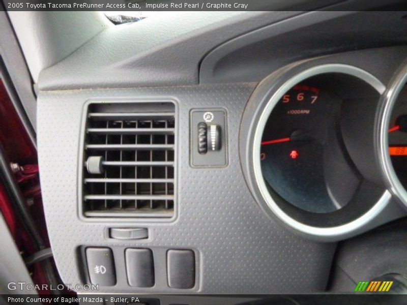 Impulse Red Pearl / Graphite Gray 2005 Toyota Tacoma PreRunner Access Cab