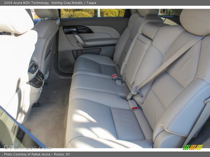 Sterling Gray Metallic / Taupe 2009 Acura MDX Technology