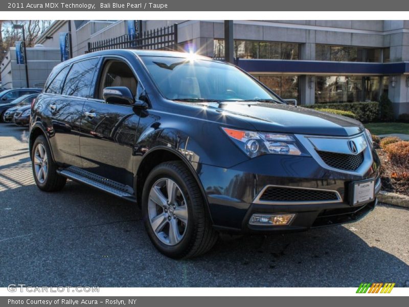 Bali Blue Pearl / Taupe 2011 Acura MDX Technology