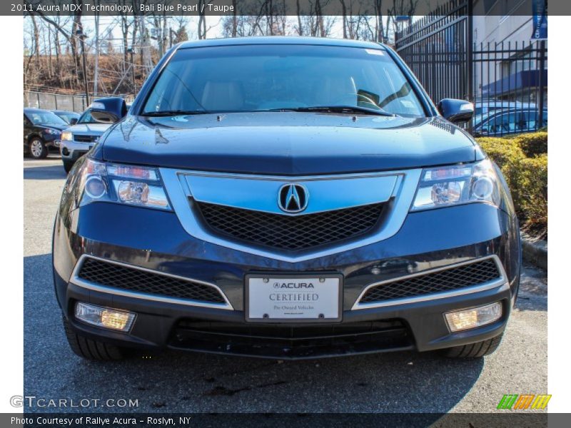 Bali Blue Pearl / Taupe 2011 Acura MDX Technology