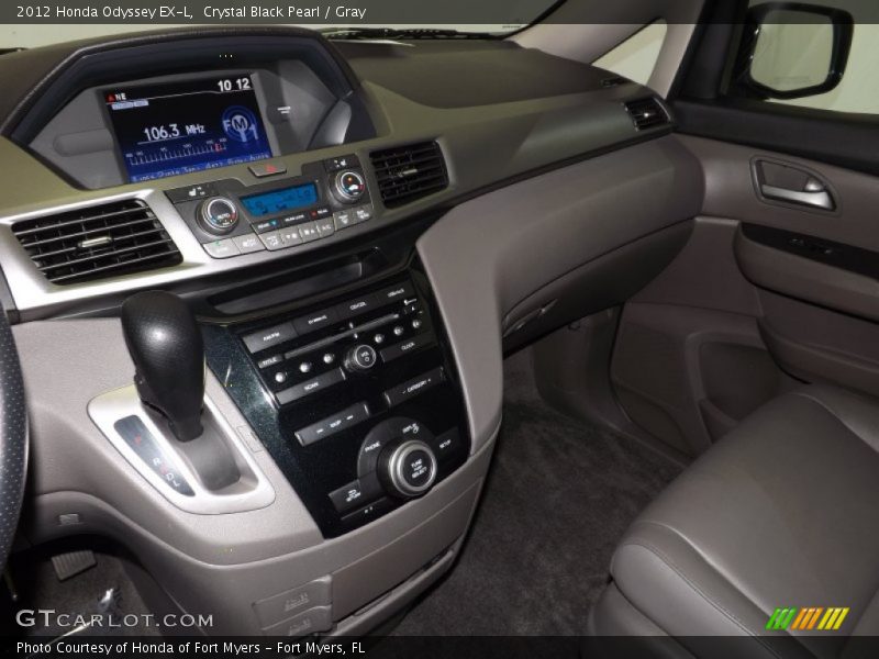 Crystal Black Pearl / Gray 2012 Honda Odyssey EX-L