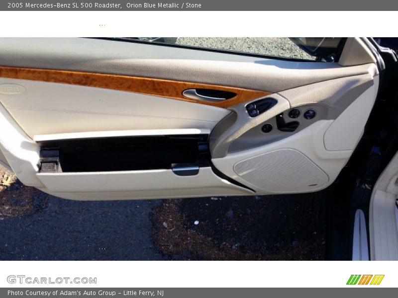 Orion Blue Metallic / Stone 2005 Mercedes-Benz SL 500 Roadster