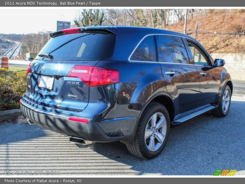 Bali Blue Pearl / Taupe 2011 Acura MDX Technology