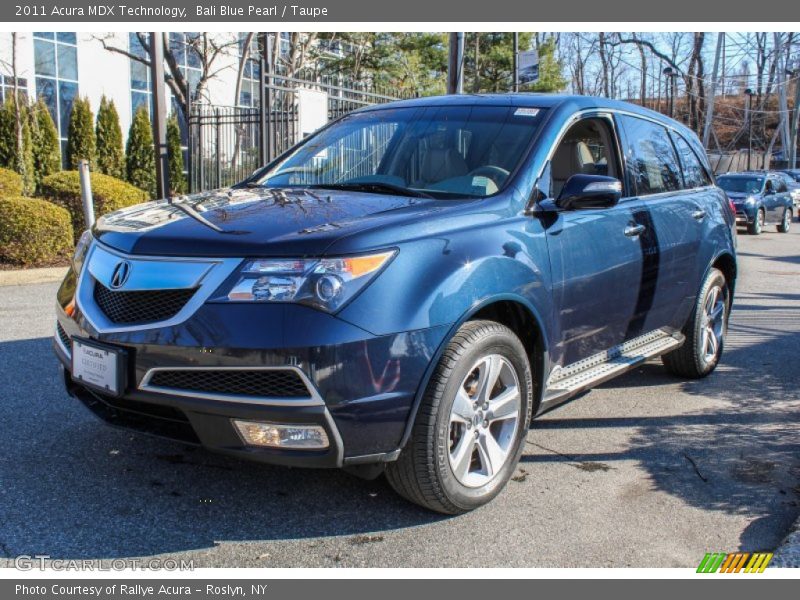 Bali Blue Pearl / Taupe 2011 Acura MDX Technology