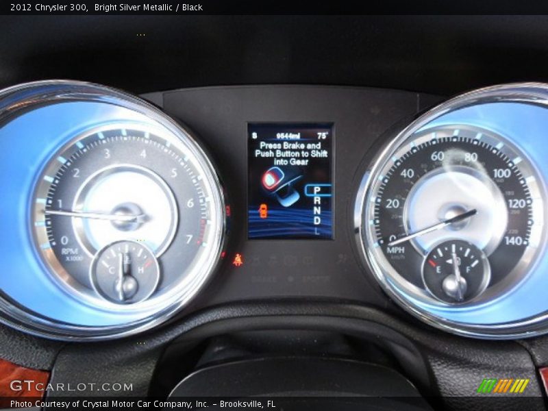Bright Silver Metallic / Black 2012 Chrysler 300
