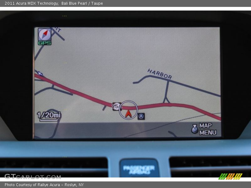 Bali Blue Pearl / Taupe 2011 Acura MDX Technology