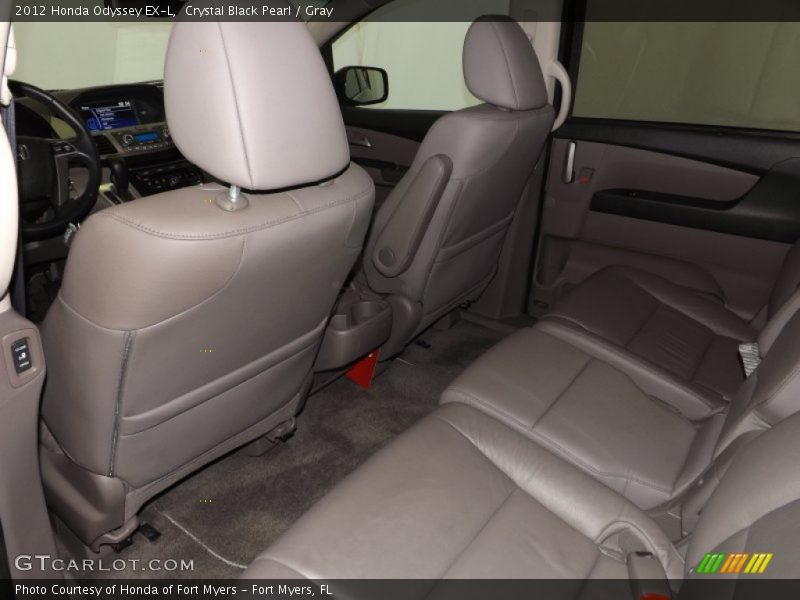Crystal Black Pearl / Gray 2012 Honda Odyssey EX-L