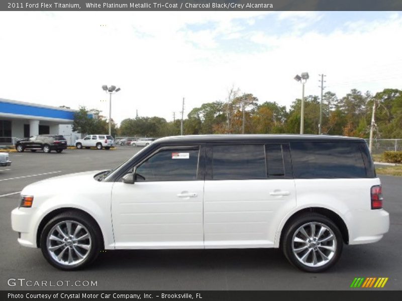  2011 Flex Titanium White Platinum Metallic Tri-Coat