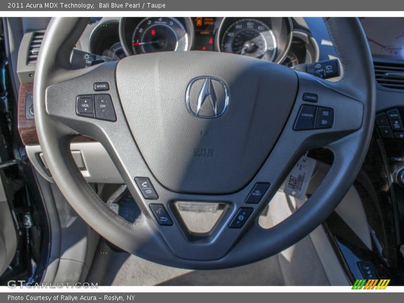 Bali Blue Pearl / Taupe 2011 Acura MDX Technology