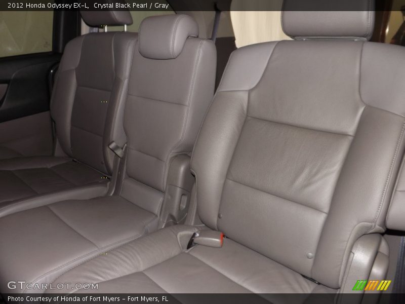 Crystal Black Pearl / Gray 2012 Honda Odyssey EX-L