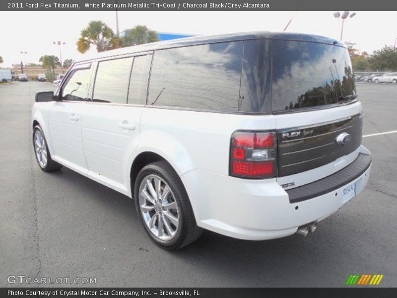  2011 Flex Titanium White Platinum Metallic Tri-Coat