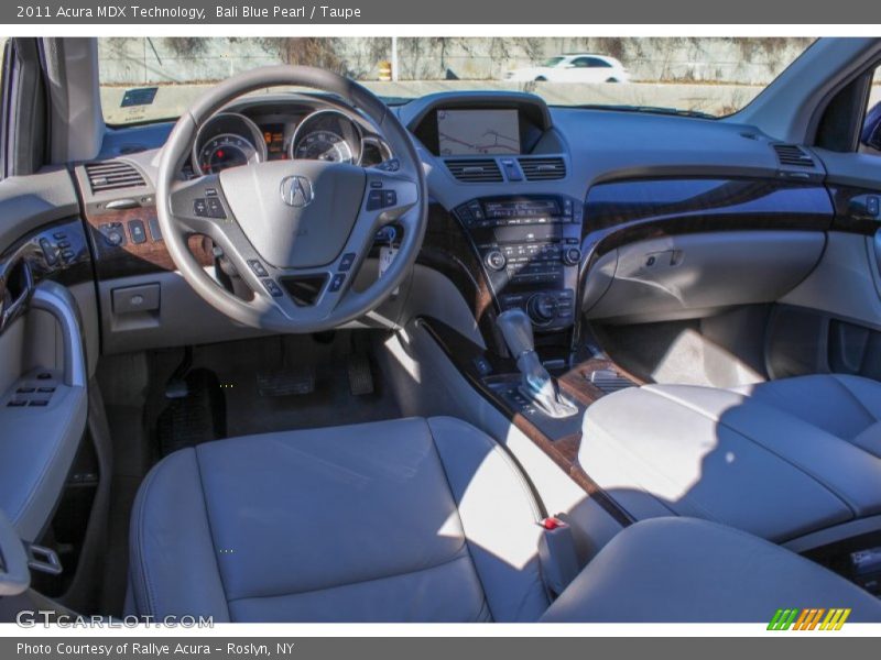 Bali Blue Pearl / Taupe 2011 Acura MDX Technology