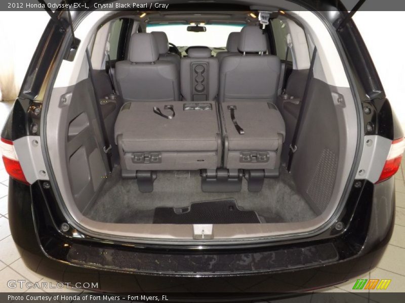 Crystal Black Pearl / Gray 2012 Honda Odyssey EX-L