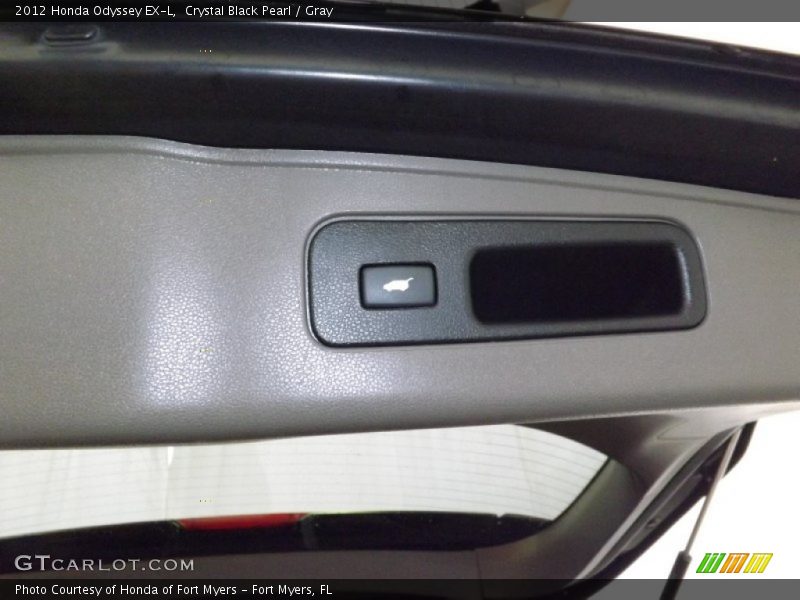 Crystal Black Pearl / Gray 2012 Honda Odyssey EX-L
