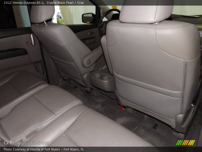 Crystal Black Pearl / Gray 2012 Honda Odyssey EX-L