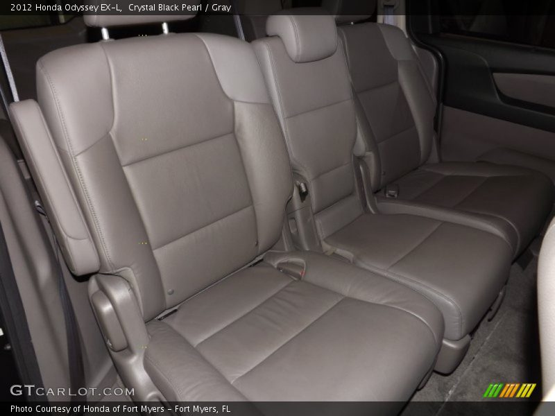 Crystal Black Pearl / Gray 2012 Honda Odyssey EX-L