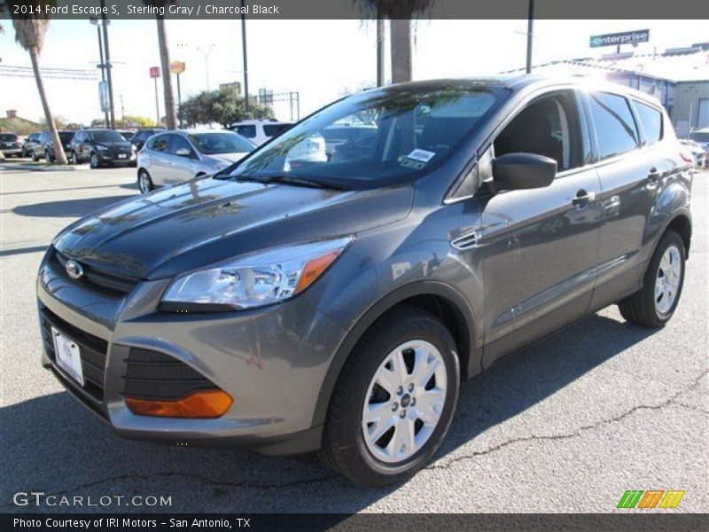 Sterling Gray / Charcoal Black 2014 Ford Escape S