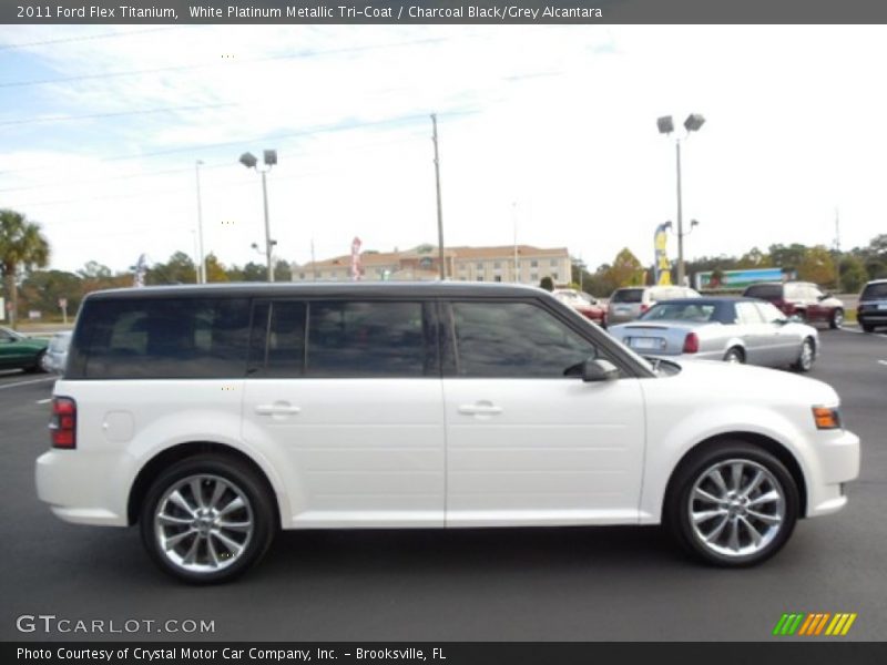 2011 Flex Titanium White Platinum Metallic Tri-Coat
