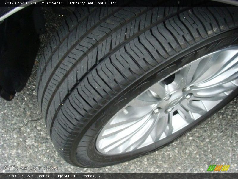 Blackberry Pearl Coat / Black 2012 Chrysler 200 Limited Sedan