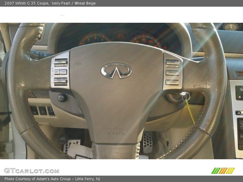 Ivory Pearl / Wheat Beige 2007 Infiniti G 35 Coupe