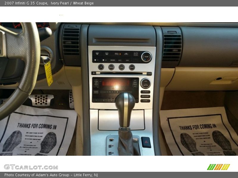 Ivory Pearl / Wheat Beige 2007 Infiniti G 35 Coupe