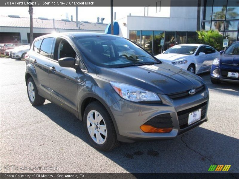 Sterling Gray / Charcoal Black 2014 Ford Escape S