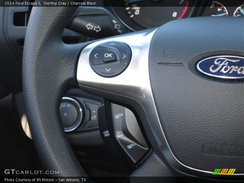 Sterling Gray / Charcoal Black 2014 Ford Escape S