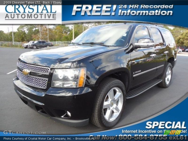 Black / Ebony 2009 Chevrolet Tahoe LTZ